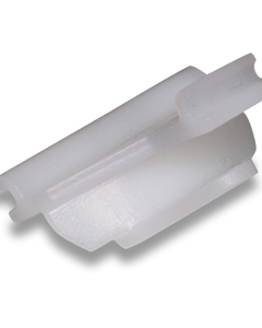 Guide PE-HD f/egg belt in wire grille egg channel Col.2+